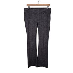 Liverpool Kimberly Pull On Bootcut Black Gray Career Pants Stretch Yoga Slacks